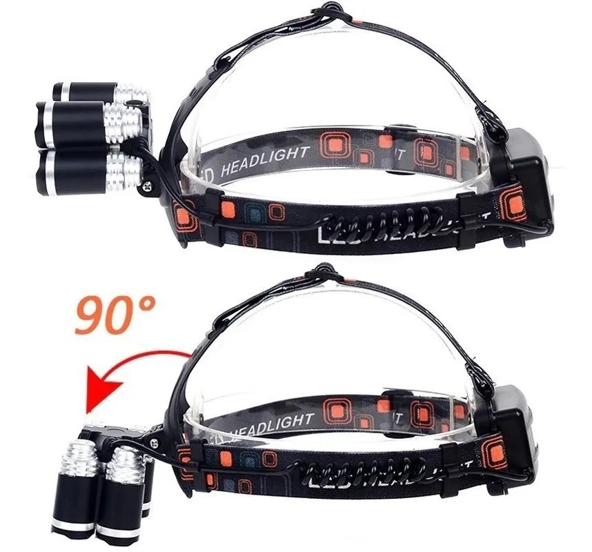 Lanterna de Cabeça Recarregável - Imagem 6